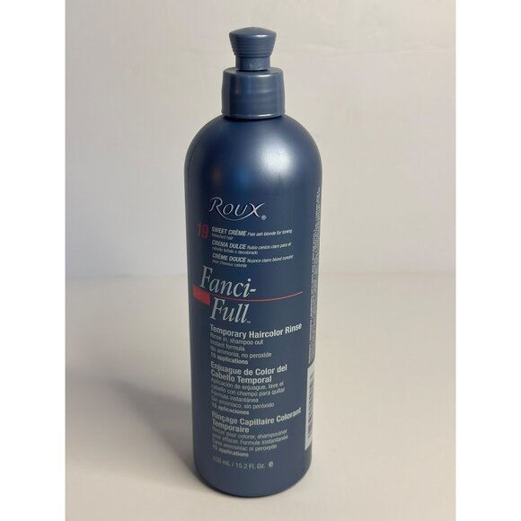 NEW Roux Fanci-Full Temporary Haircolor Rinse 19 Sweet Cream Blonde 15.2 Fl. Oz.